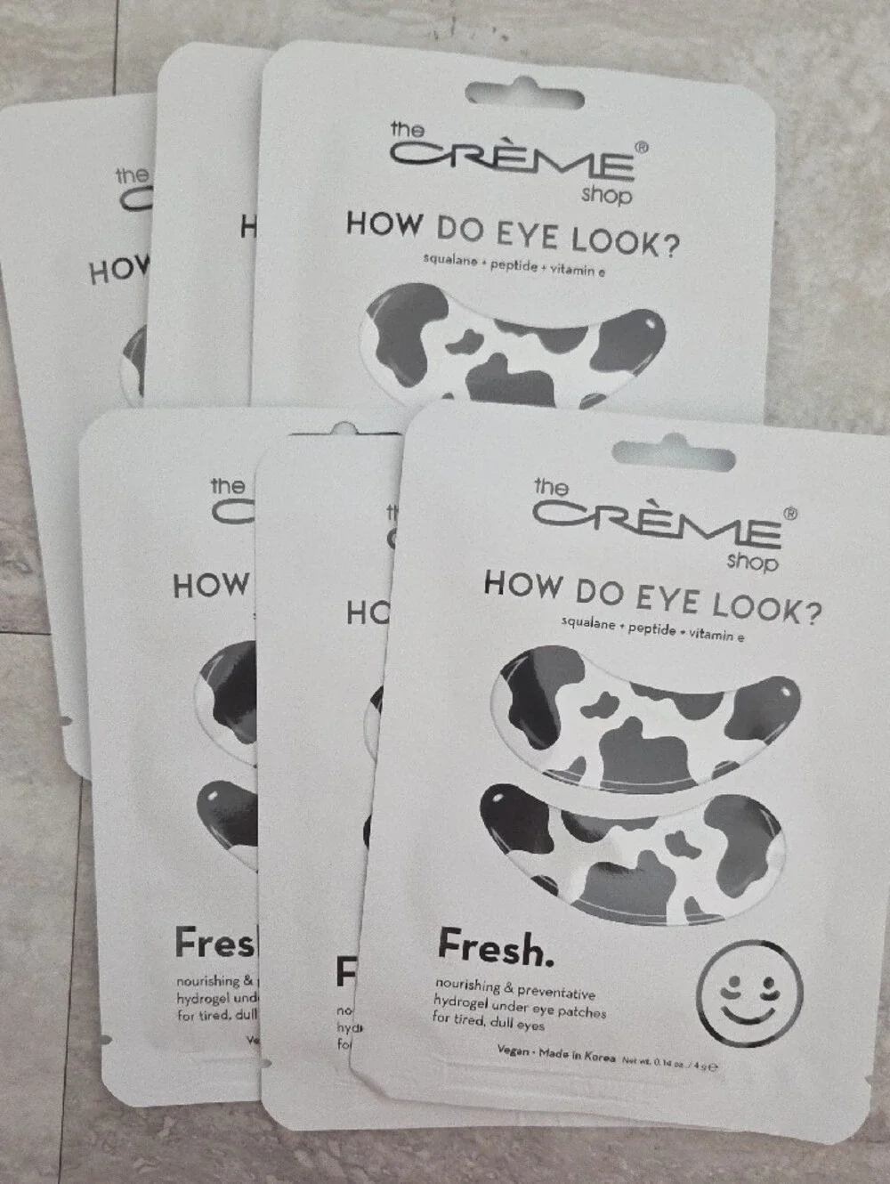 The Creme Shop Fresh How Do Eye Look Under Eye Patches 6 Pairs